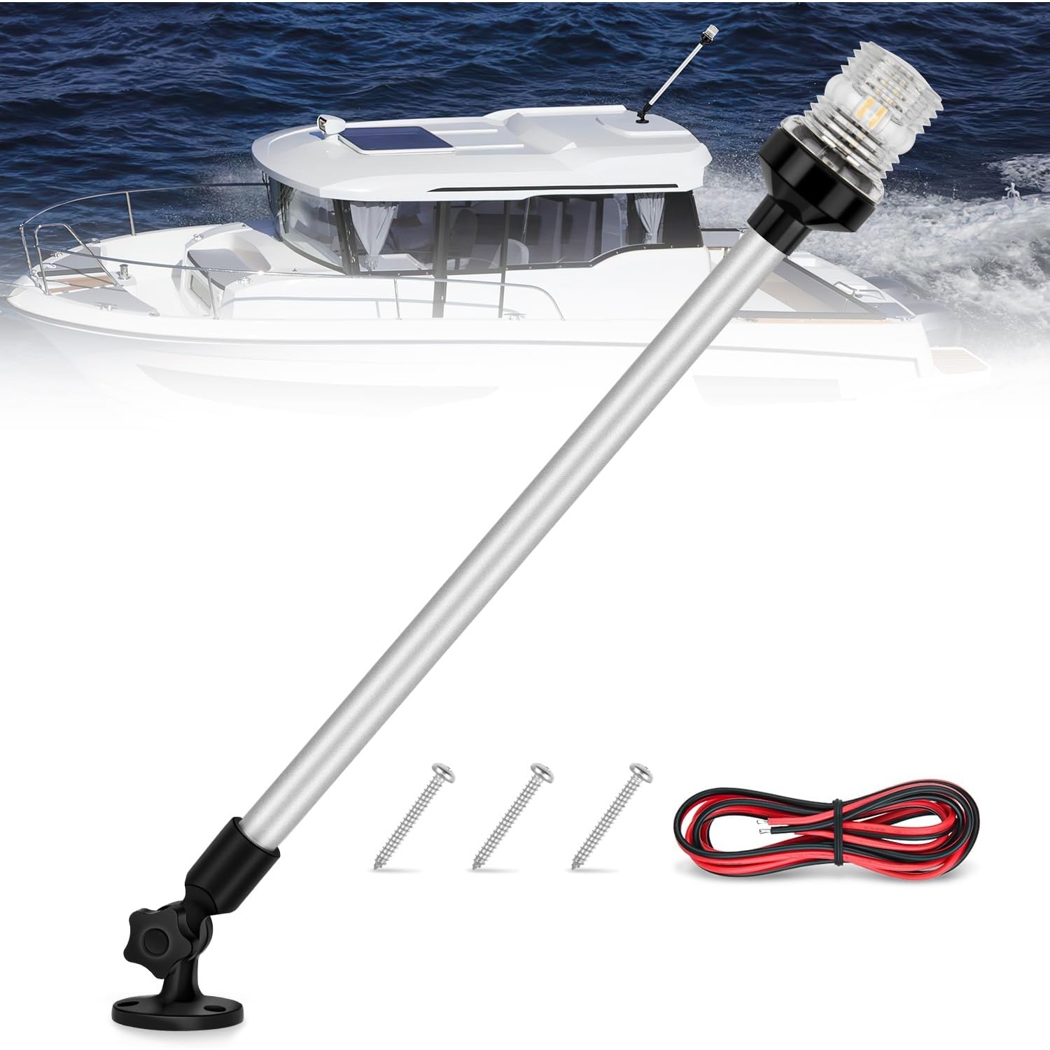 Lumière de coque de bateau mar - Fishing Boat Navigation Light avis et prix